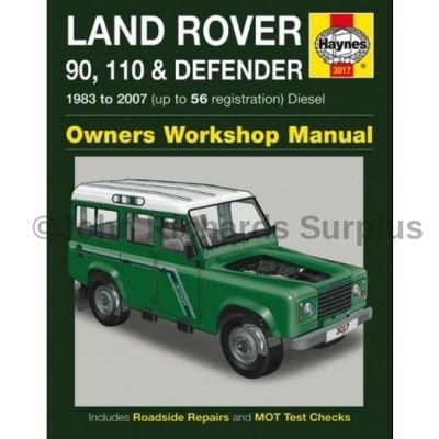 Haynes Defender Owners Workshop Manual 1983 - 2007