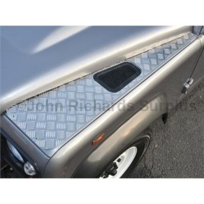 Defender Wing Top Aluminium Chequer Plate Pair DA4049 POA