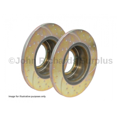 EBC Front Solid Brake Disc Pair DA4165 POA