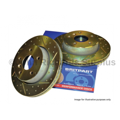 Britpart Performance Front Vented Brake Disc Pair DA4602 POA