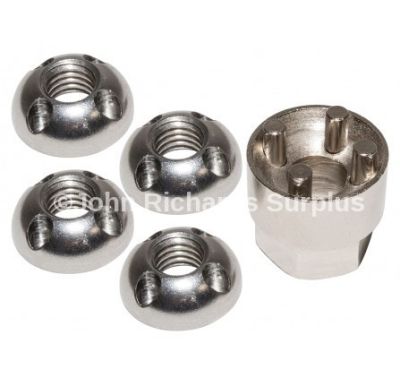 Tamper Proof Nut Set And Key DA7331 POA