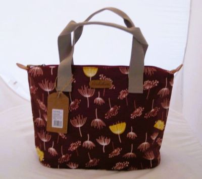 Brakeburn Dandelion Hand Bag in Burgundy. 004000f15