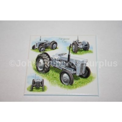 Ferguson T20 Tractor 3" x 3" Fridge Magnet 