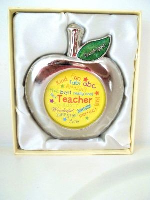 Thank You Teacher Apple Shaped Photo Frame Gift Idea FS1048