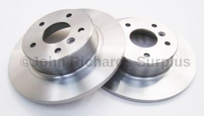 Brake Disc Rear Pair Solid SDB000470