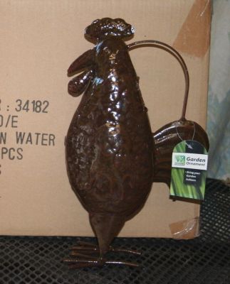 Westwoods Novelty Hen Watering Can Garden Ornament