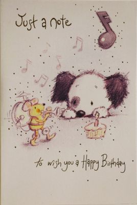 Happy Birthday Card Just A Note Free P&P 10CHCC961B