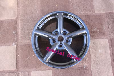 8x18 Black Gloss Alloy Zu Wheel Damaged Stock DA2450 (Collection Only)