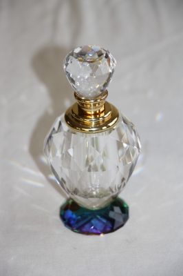 Diamond Cut Glass Perfume Bottle JY-X12-1063