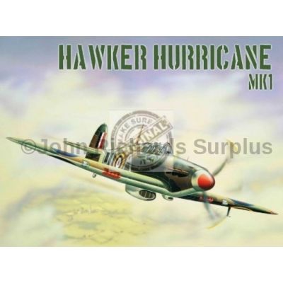 Large Metal wall sign Hawker Hurricane MK1