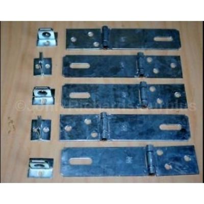 Light Duty Hasp &amp; Staple Set of 5