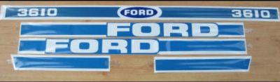 Ford 3610 Tractor Decal Set