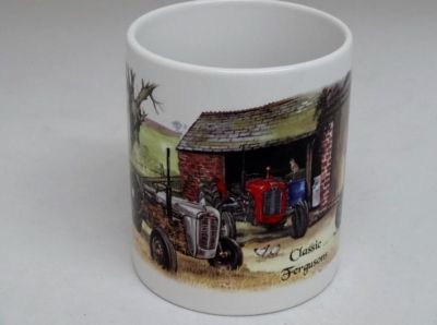 Classic China Durham Mug Ferguson Tractor Collage