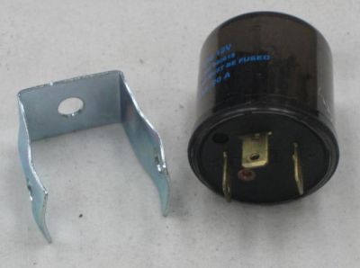 Flasher relay 12 volt 20 amp 3 lucar connection