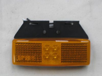 LED Amber marker lamp with bracket 12/24 volt