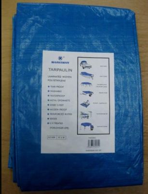 Marksman Blue Polyethylene Tarpaulin 12'x18'