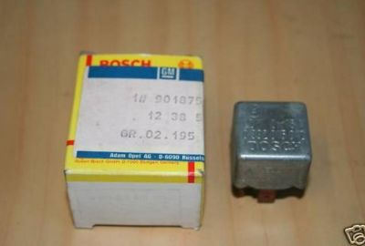 Bosch relay 12 volt 5 pin 2x15 amp  0 332 015 012-850