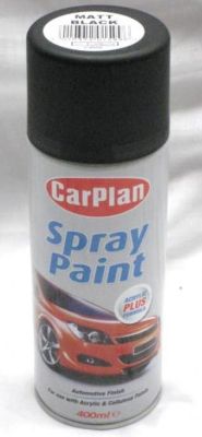 Matt Black Spray Paint 400ml