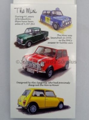 Pocket notebook Classic Mini Car