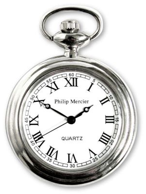 Men's Classic Stylish Pocket Watch Silver Colour PW01/A