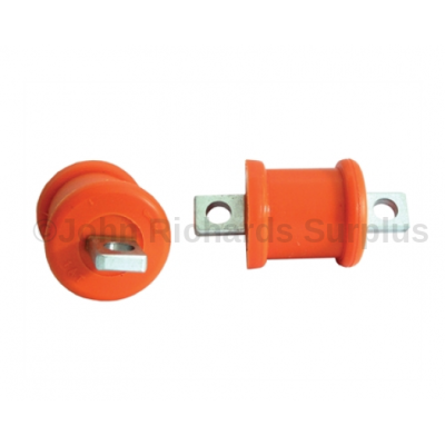 Discovery 2 Front Lower Shock Absorber Orange Polybush Kit ROA100040PY POA