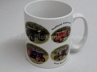 Classic China Durham Mug Tractor Collage