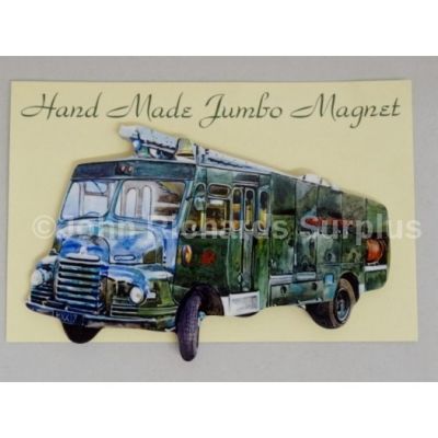 Handmade wooden Jumbo Magnet Bedford Green Goddess Fire Engine