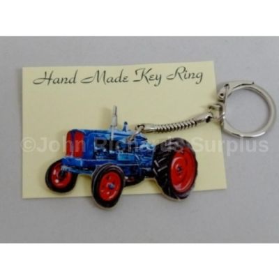 Handmade wooden key Ring Fordson Major Tractor