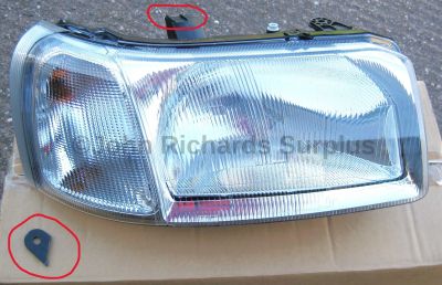 Headlamp LHD R/H - Damaged XBC001740